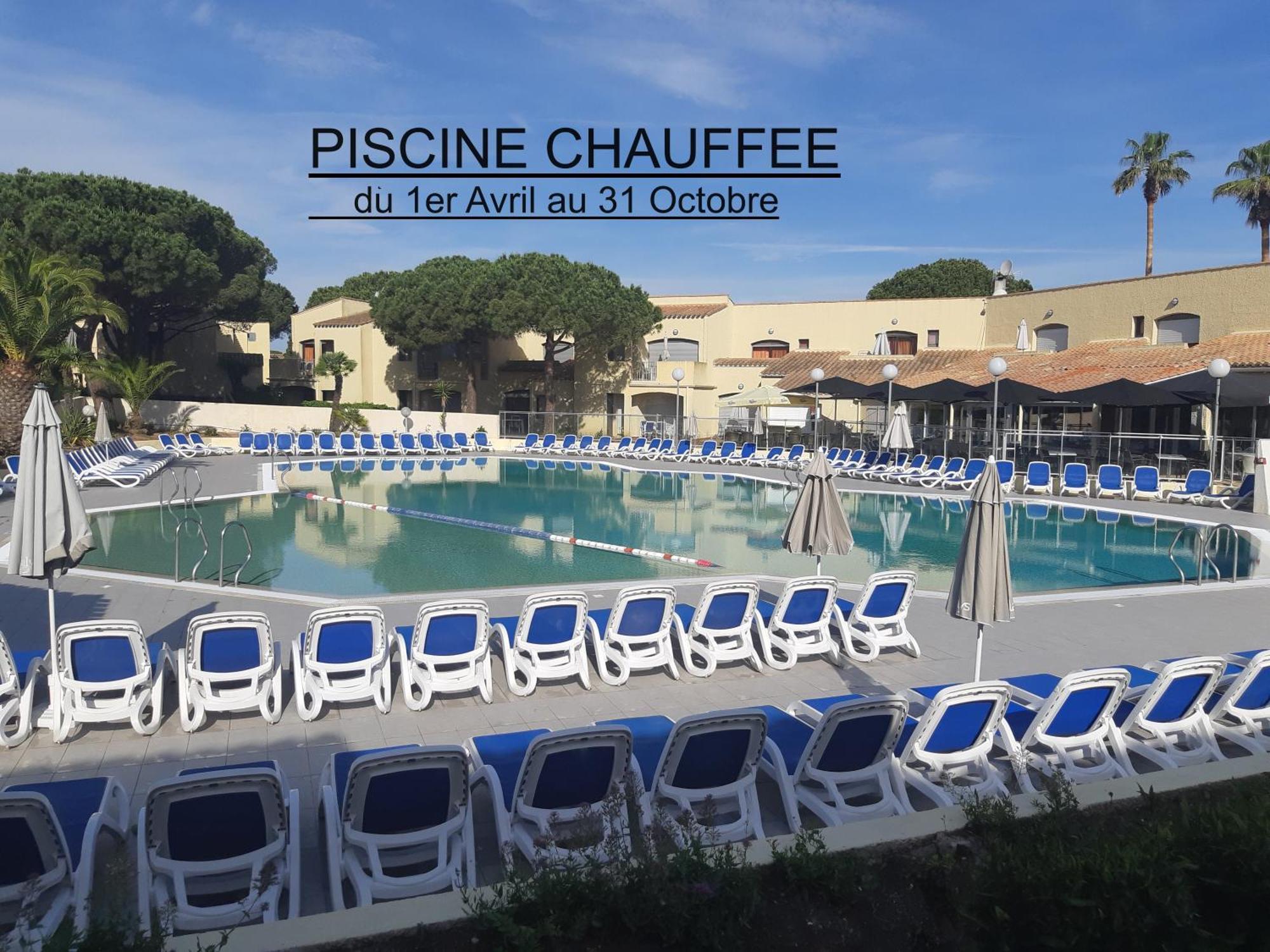 Studio Climatise Cosy Avec Grande Piscine Chauffee 아그 외부 사진